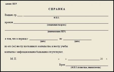 Получить справку о контактах в Казани Справка о контактах в Казани